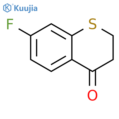 7-fluoro-2,3-dihydrothiochromen-4-one structure