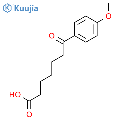7-(4-methoxyphenyl)-7-oxoheptanoic Acid structure