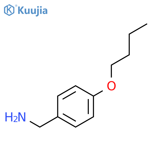 (4-butoxyphenyl)methanamine structure