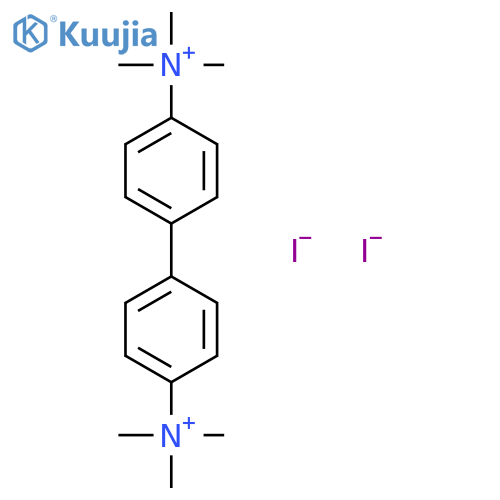 [1,1'-BIPHENYL]-4,4'-DIAMINIUM, N,N,N,N',N',N'-HEXAMETHYL-, DIIODIDE structure
