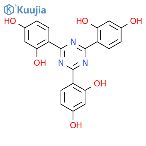 1,3-Benzenediol, 4,4',4''-(1,3,5-triazine-2,4,6-triyl)tris- structure