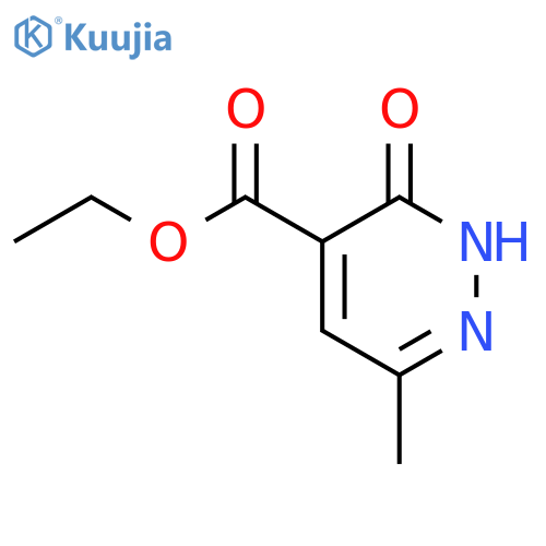 ethyl 6-methyl-3-oxo-2,3-dihydropyridazine-4-carboxylate structure