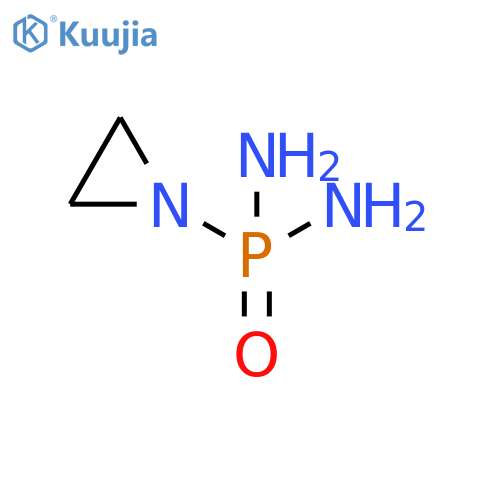 Phosphonic diamide, P-1-aziridinyl- structure