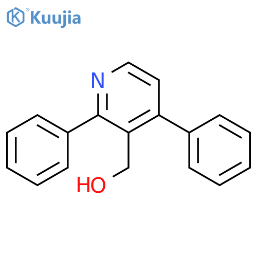 3-Pyridinemethanol, 2,4-diphenyl- structure