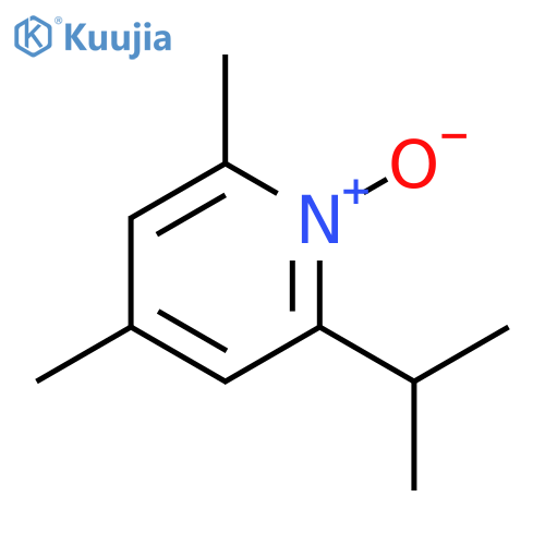 Pyridine, 2,4-dimethyl-6-(1-methylethyl)-, 1-oxide (9CI) structure