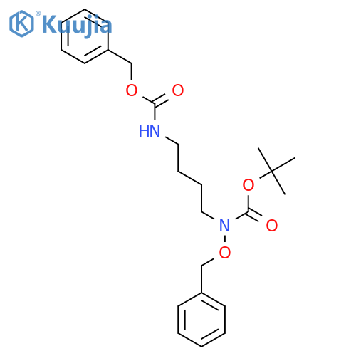 benzyl N-{4-(benzyloxy)(tert-butoxy)carbonylaminobutyl}carbamate structure