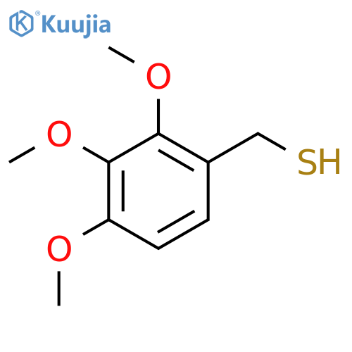 (2,3,4-trimethoxyphenyl)methanethiol structure