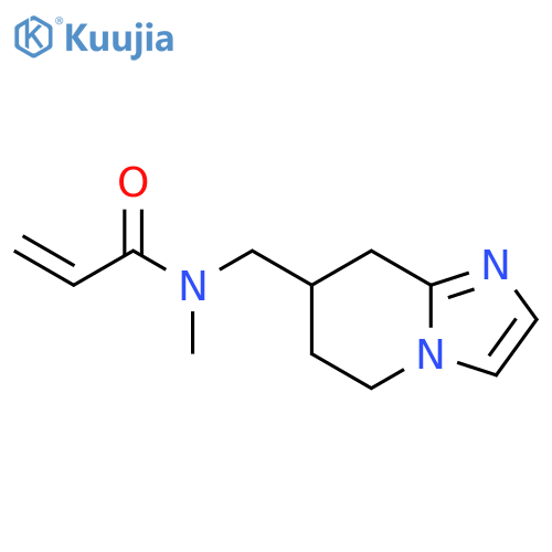 2-Propenamide, N-methyl-N-[(5,6,7,8-tetrahydroimidazo[1,2-a]pyridin-7-yl)methyl]- structure
