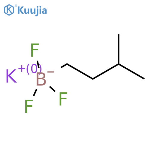 potassium trifluoro(3-methylbutyl)boranuide structure