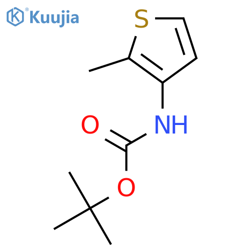 tert-butyl N-(2-methylthiophen-3-yl)carbamate structure