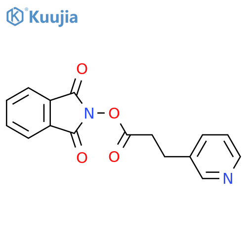 1,3-Dihydro-1,3-dioxo-2H-isoindol-2-yl 3-pyridinepropanoate structure