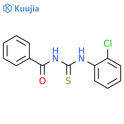 1-benzoyl-3-(2-chlorophenyl)thiourea structure