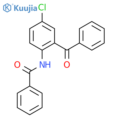 N-(2-benzoyl-4-chlorophenyl)benzamide structure