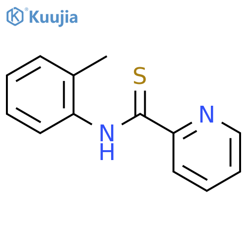 2-Pyridinecarbothioamide, N-(2-methylphenyl)- structure