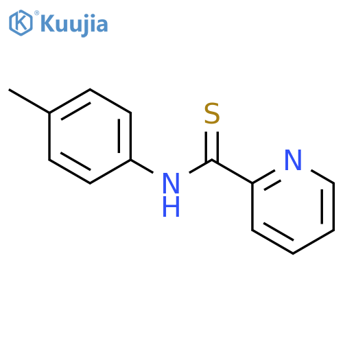 2-Pyridinecarbothioamide, N-(4-methylphenyl)- structure