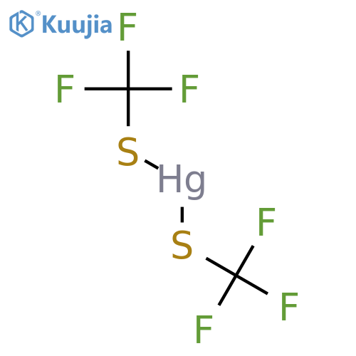 bis(trifluoromethylthio)mercury structure