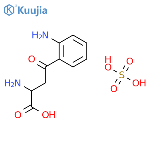 2-Amino-4-(2-aminophenyl)-4-oxobutanoic acidcompound with sulfuric acid (1:1) structure