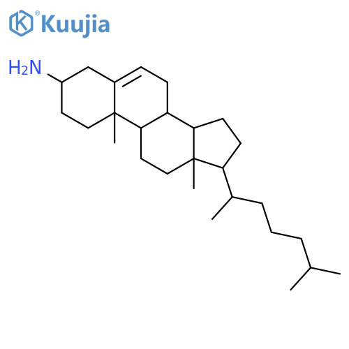 (3β)-Cholest-5-en-3-amine structure