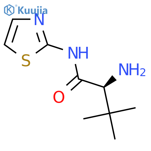 (S)-2-Amino-3,3-dimethyl-N-(thiazol-2-yl)butanamide structure