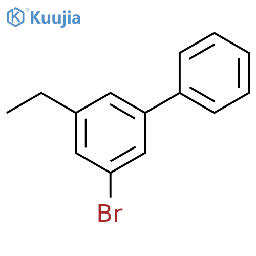 3-Bromo-5-ethyl-1,1'-biphenyl structure