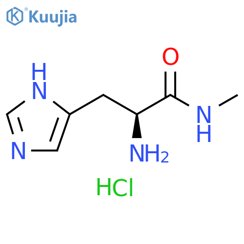 (2S)-2-amino-3-(1H-imidazol-4-yl)-N-methylpropanamide dihydrochloride structure