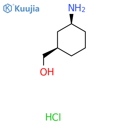 (1R,3S)-3-Amino-cyclohexyl-methanol hydrochloride structure