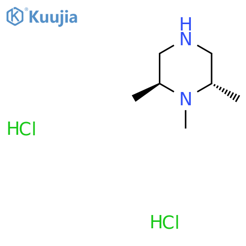 (2S,6S)-1,2,6-trimethylpiperazine;dihydrochloride structure