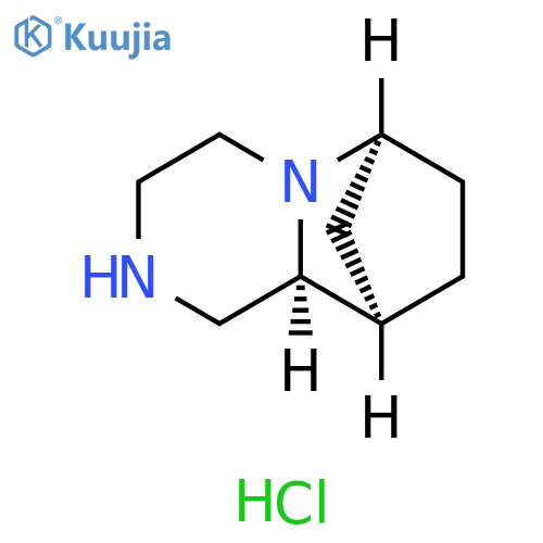 6,9-Methano-2H-pyrido[1,2-a]pyrazine, octahydro-, hydrochloride (1:2), (6S,9R,9aS)- structure