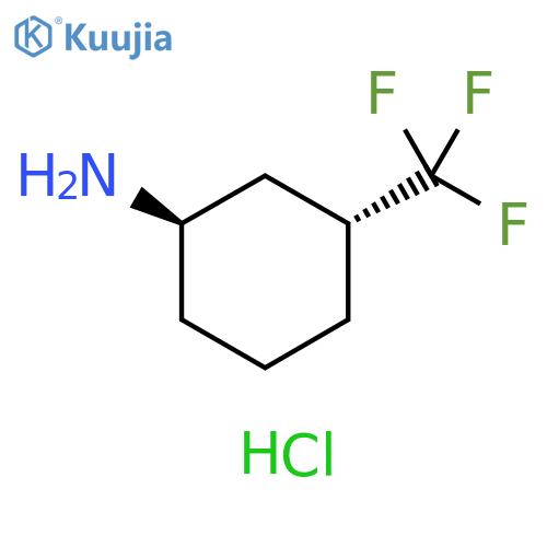 (1R,3R)-3-Trifluoromethyl-cyclohexylamine hydrochloride structure