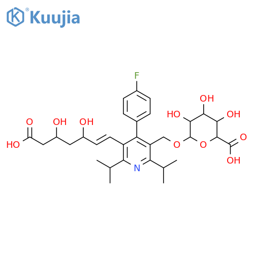 Desmethyl Cerivastatin-O-β-D-glucuronide structure