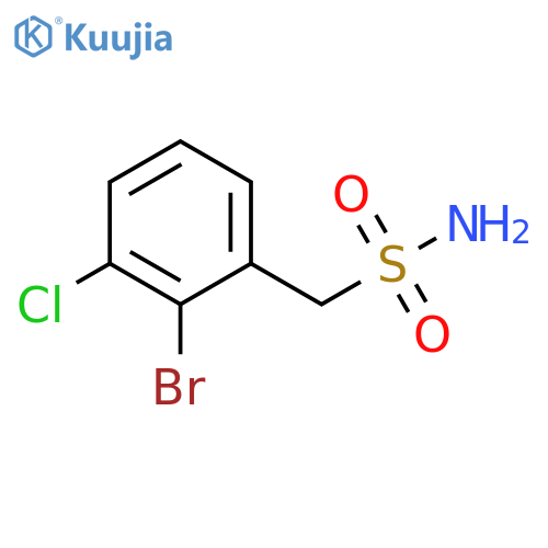 (2-bromo-3-chlorophenyl)methanesulfonamide structure