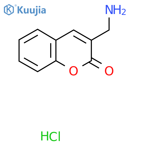 3-(aminomethyl)-2H-chromen-2-one hydrochloride structure