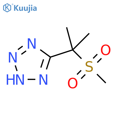 5-(2-methanesulfonylpropan-2-yl)-2H-1,2,3,4-tetrazole structure