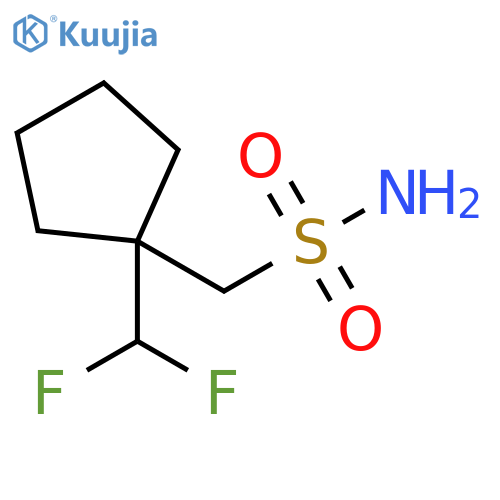 [1-(difluoromethyl)cyclopentyl]methanesulfonamide structure