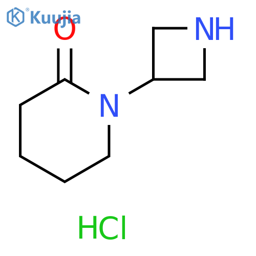 1-(azetidin-3-yl)piperidin-2-one dihydrochloride structure