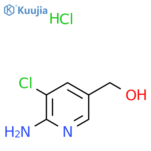(6-Amino-5-chloropyridin-3-yl)methanol;hydrochloride structure