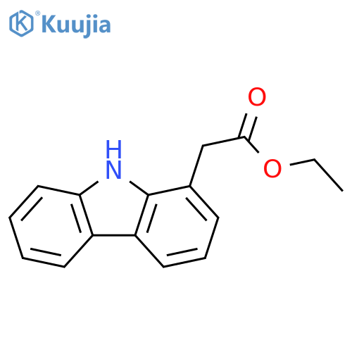 ethyl 2-(9H-carbazol-1-yl)acetate structure