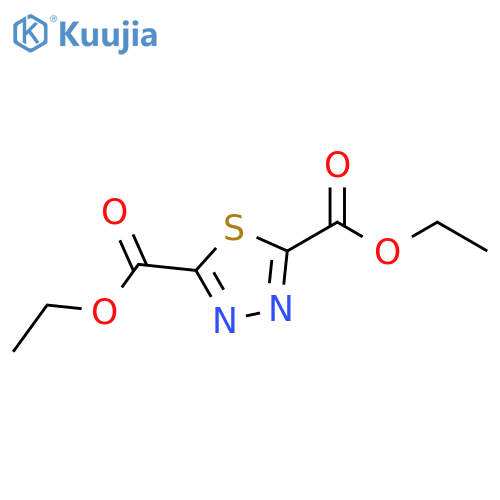 2,5-diethyl 1,3,4-thiadiazole-2,5-dicarboxylate structure