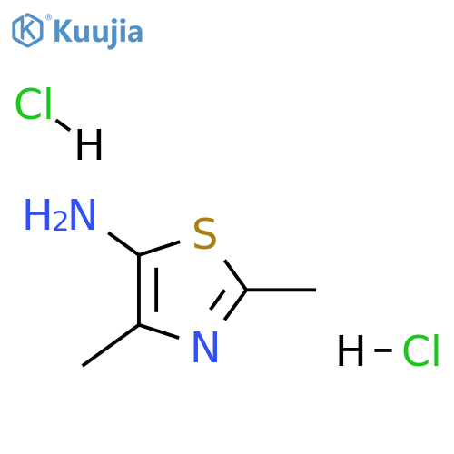 dimethyl-1,3-thiazol-5-amine dihydrochloride structure