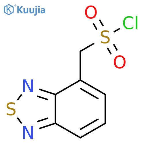 (2,1,3-benzothiadiazol-4-yl)methanesulfonyl chloride structure