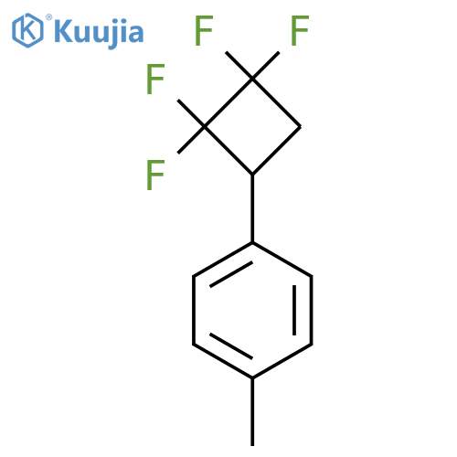 1-Methyl-4-(2,2,3,3-tetrafluorocyclobutyl)benzene structure