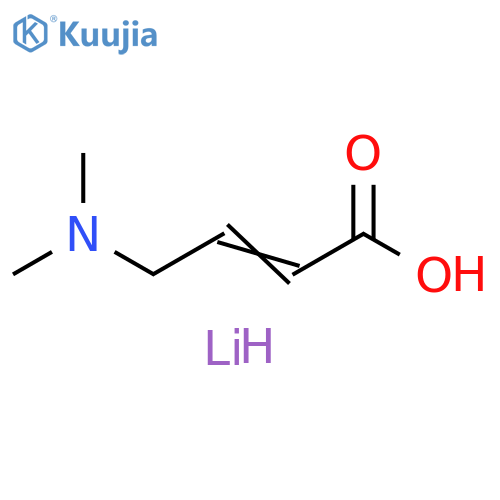 2-Butenoic acid, 4-(dimethylamino)-, lithium salt (1:1) structure