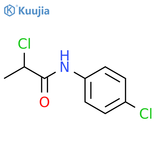 2-CHLORO-N-(4-CHLOROPHENYL)PROPANAMIDE structure