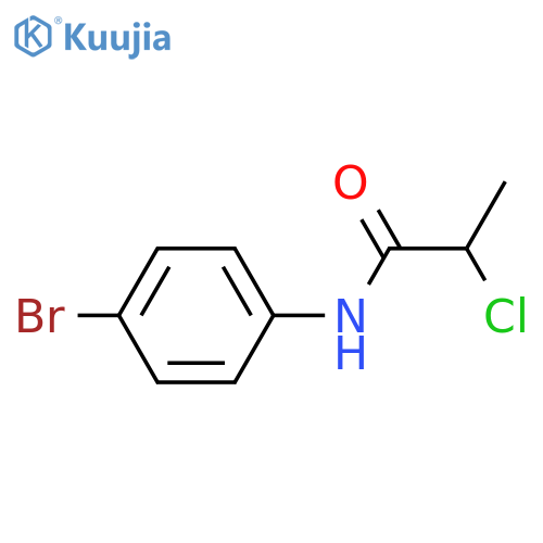 N-(4-Bromophenyl)-2-chloropropanamide structure