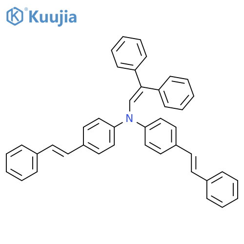 Benzenamine,N-(2,2-diphenylethenyl)-4-(2-phenylethenyl)-N-[4-(2-phenylethenyl)phenyl]- structure