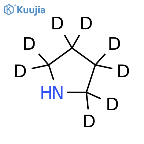 Pyrrolidine-d8 structure