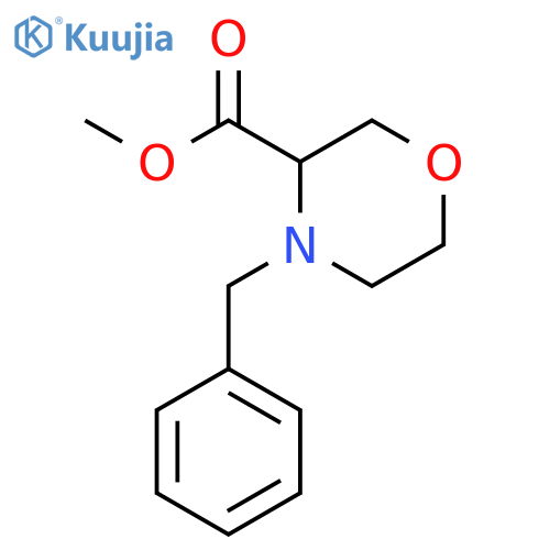 Methyl 4-benzylmorpholine-3-carboxylate structure