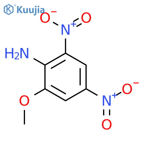 Benzenamine, 2-methoxy-4,6-dinitro- structure