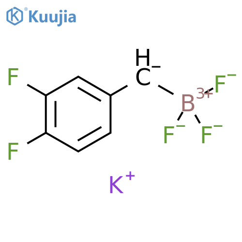 Potassium (3,4-difluorobenzyl)trifluoroborate structure