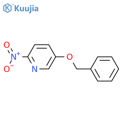Pyridine, 2-nitro-5-(phenylmethoxy)- structure